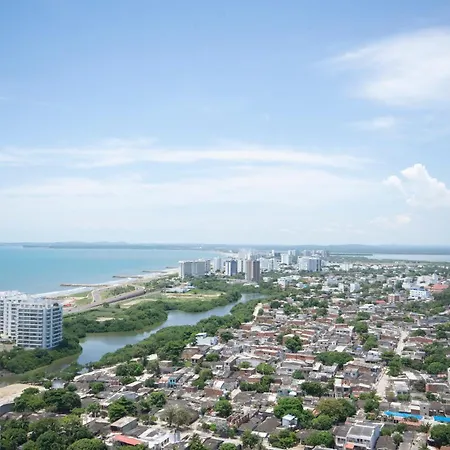 Apartamento Mirador Gracia Sobrenatural Espectacular Vista Al Mar Cartagena